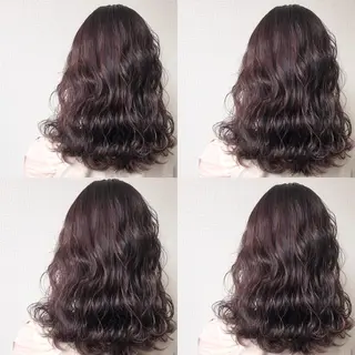 セミロング カラー Hanna by W_SALONのヘアスタイル