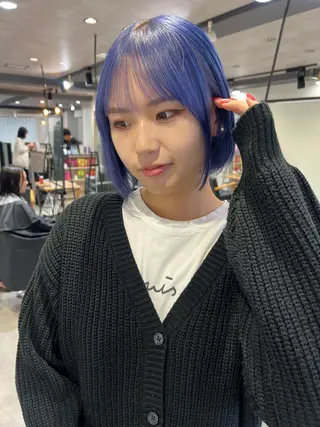 ショート カラー ダブルカラー🩰 CHIHIRO👒のヘアスタイル