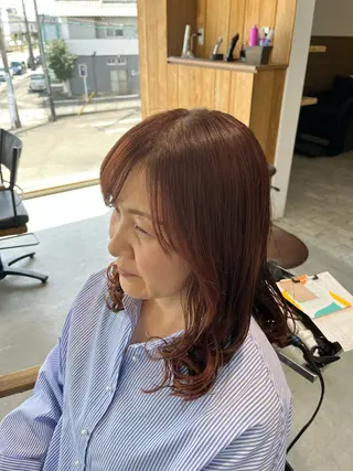ミディアム 鈴木 優太のヘアスタイル