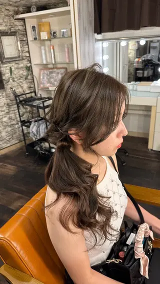 ロング ヘアアレンジ hair make  Lucciのヘアスタイル