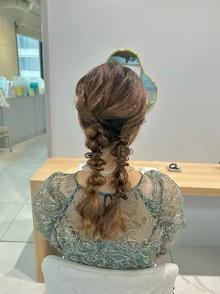 ヘアアレンジ 清水 楓夏のヘアスタイル