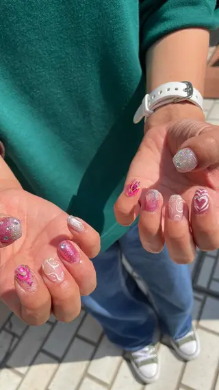 ネイル 栗田 ゆう子のネイルデザイン