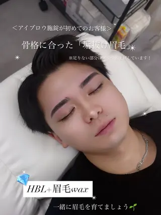 メンズ アイブロウ 垢抜け美眉♡ /momoの眉毛・アイブロウイメージ