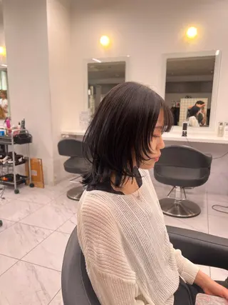 セミロング カラー 韓国レイヤーカット /REIのヘアスタイル