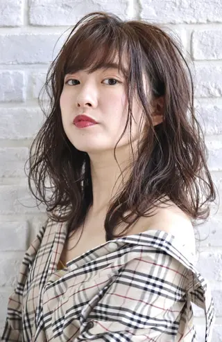 ミディアム 増子 幹樹のヘアスタイル