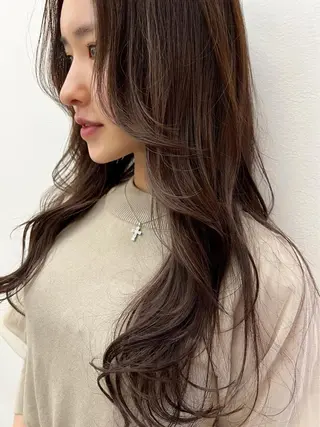 ロング カラー ヘアアレンジ 村岡 夏美のその他イメージ
