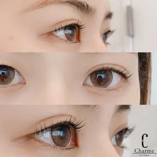マツエク・マツパ 完全個室‼︎Charme(シャルム)美容室併設eyelashサロン所属・【Charme 】 シャルムのマツエク・マツパデザイン