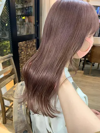 ロング カラー レイヤー/顔周り /AKARIのヘアスタイル