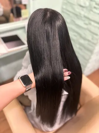 カラー 艶盛れ透明感カラー/ kanna🖤のヘアスタイル