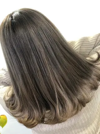 カラー ブリーチ毛縮毛矯正 👑山口のヘアスタイル