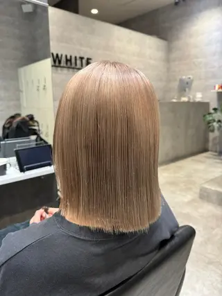 ミディアム カラー saho .のヘアスタイル