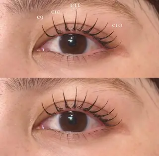 マツエク・マツパ NORA hinataのマツエク・マツパデザイン