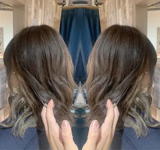 ミディアム カラー 韓国🇰🇷 ✂︎hair 内田愛のヘアスタイル