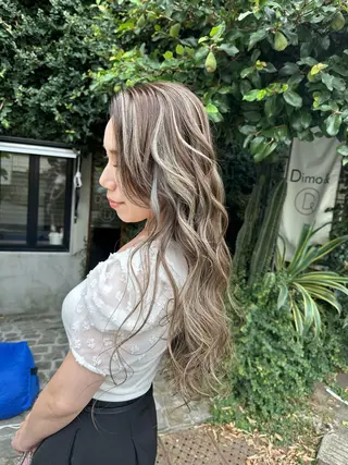 ロング Dimo＆所属・ハイライトカラー /ダイスケのヘアスタイル