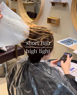 ショート カラー メンズ メンズ指名多数!! SiLO 田島のヘアスタイル