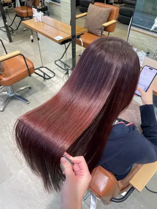 ロング 髪質改善🤍艶カラー ゆいのヘアスタイル