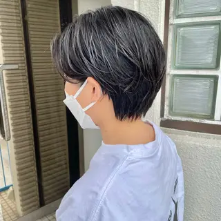 ショート パーマ YUKO/ 似合わせ韓国風パーマのヘアスタイル