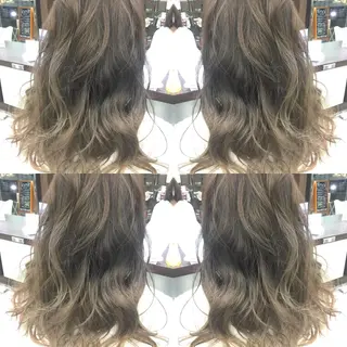 セミロング カラー ヘアアレンジ 三川 洋樹のヘアスタイル