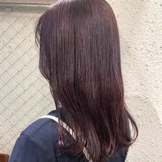 セミロング カラー ヘアアレンジ 押切 響 のヘアスタイル