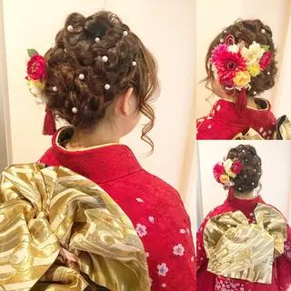 ミディアム ヘアアレンジ ＊ asukaのヘアスタイル