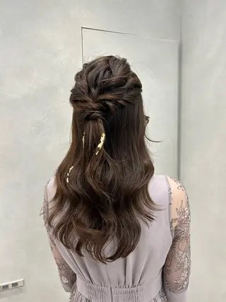 ロング 卒業式ヘアセット🎀 ヘアアレンジのヘアスタイル