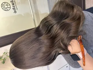 ロング カラー ヘアアレンジ 🦄🫧‪透明感 絹髪特化🫧🍓のヘアスタイル