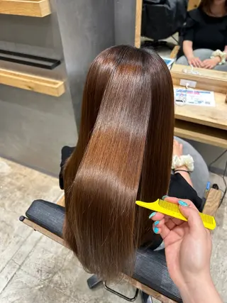 ロング 青野 になのヘアスタイル