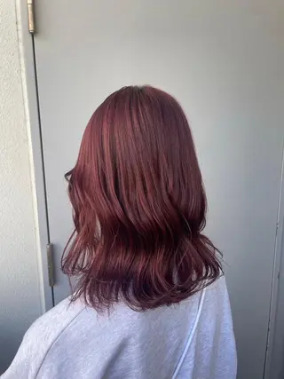 カラー 🍒暖色系 カラー🍒MEIのヘアスタイル