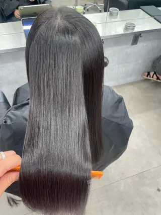 ミディアム カラー ヘアアレンジ 髪質改善/縮毛/新宿 🫧SUZUKA🫧のヘアスタイル