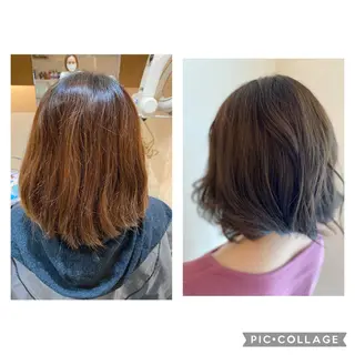 ミディアム 清水 有紗のヘアスタイル