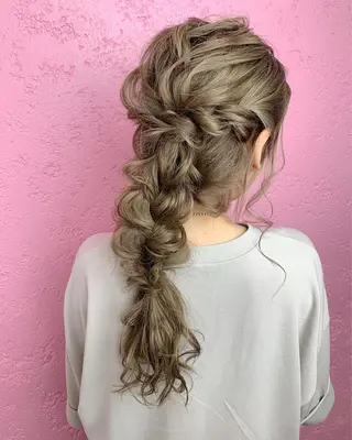 ロング カラー ヘアアレンジ boutique misakiのヘアスタイル