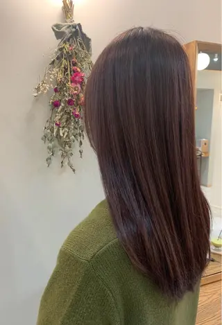 ロング カラー ぱつボブ/ ショート/YUKIのヘアスタイル