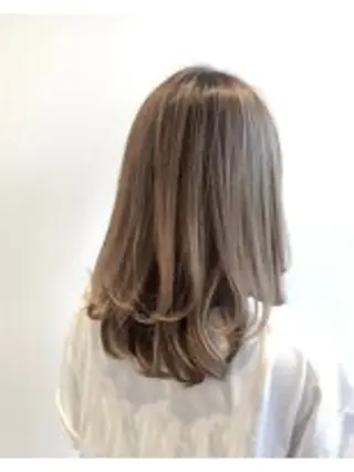 セミロング Jetset 六本木ヒルズ店のヘアスタイル