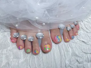 ネイル 【Eclat エクラ】nail&beauty所属・Eclat〔エクラ〕 MOEKA𝜗𝜚*のネイルデザイン