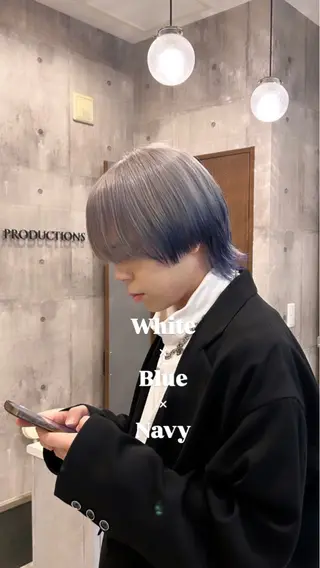 カラー メンズ PRODUCTIONS宇都宮所属・宇都宮唯一の薬剤使用 Ryukiのヘアスタイル