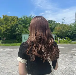 ロング ヘアアレンジ 黒阪 なみのヘアスタイル
