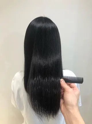 ロング コテ巻き風パーマ/ 髪質改善/河島恭平のヘアスタイル