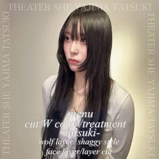 ロング カラー 🫧ハイトーン特化 🐺矢島タツキ🐺のヘアスタイル