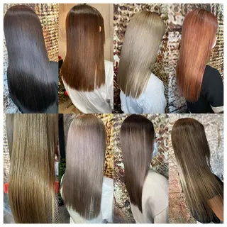 ロング カラー レイヤーカット匠 イソザキノリユキのヘアスタイル