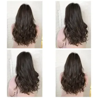 ロング カラー KIZU 髪質改善 オカルト怪談のヘアスタイル