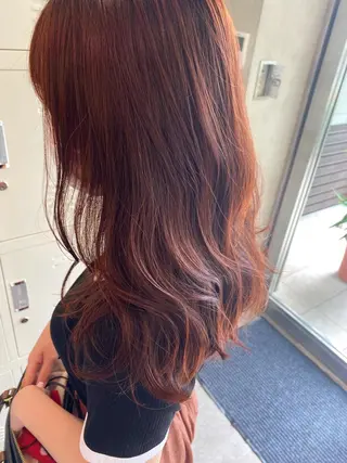 セミロング カラー 🕶️佐藤 海李🐏のヘアスタイル