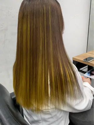 ロング カラー 韓国/ハイトーン/ ボブ🎀MIKU🎀のヘアスタイル