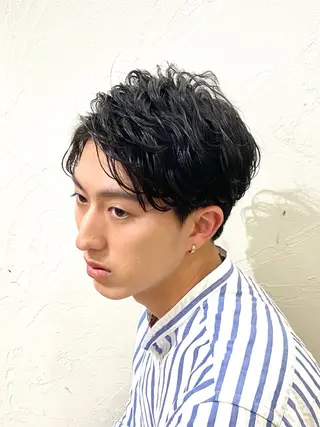メンズ 【メンズカット】 フジワラ　トウガのヘアスタイル