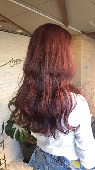ロング カラー ORO塚口店所属・新店舗ORO塚口店 駅から徒歩4分🚶のヘアスタイル