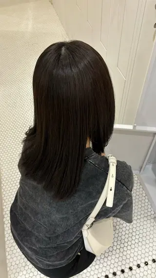 ミディアム よこやま なぎさのヘアスタイル