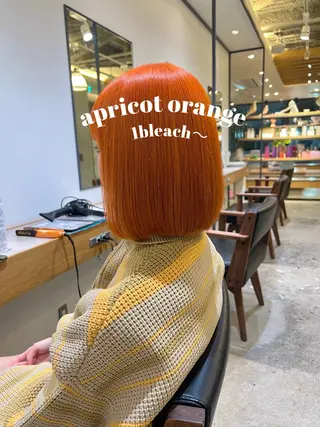 ミディアム カラー Kana 🍋 ハイトーン【高円寺】のヘアスタイル