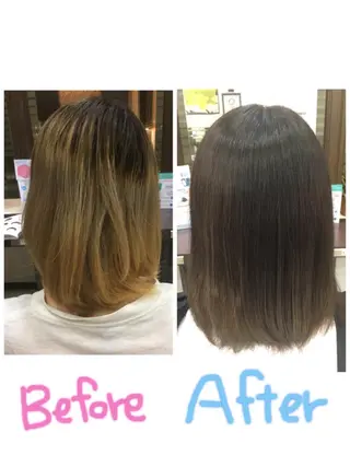 ミディアム カラー hair＆make cocoRo所属・今井 詩織のヘアスタイル