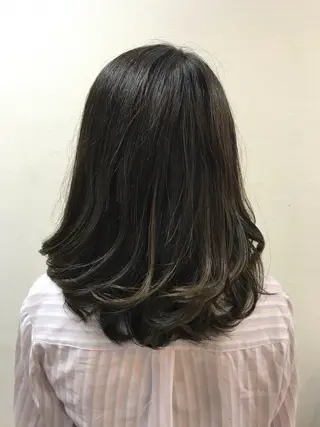 セミロング カラー HAIR  SALON C.C所属・吉森 満俊のヘアスタイル