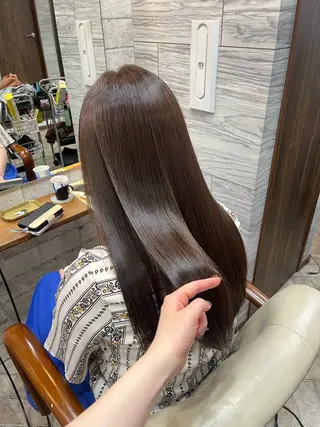 ロング 橋本 桂のヘアスタイル