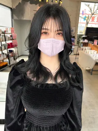 ミディアム MAEDA 西金沢美容室のヘアスタイル